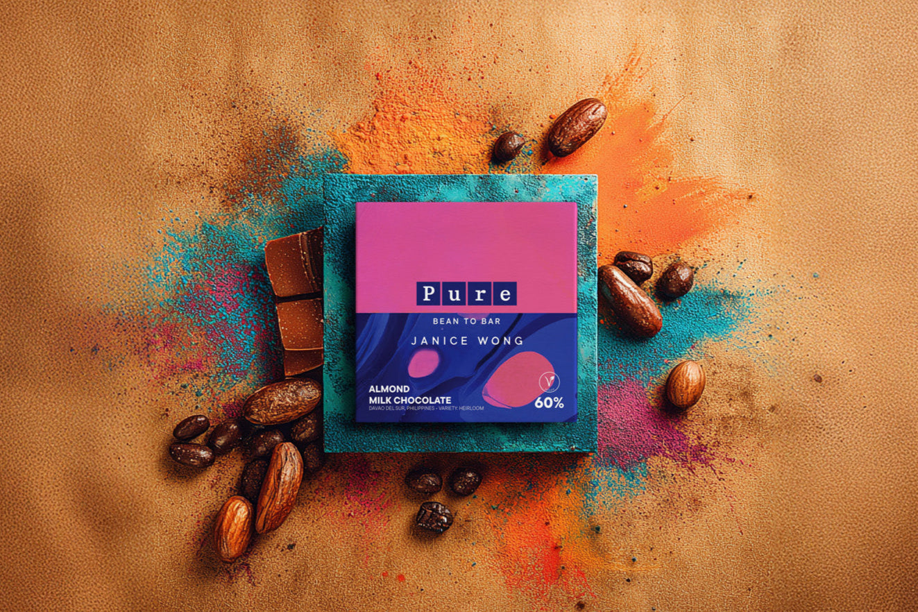 60% Vegan Philippines Single Origin Almond Milk Chocolate