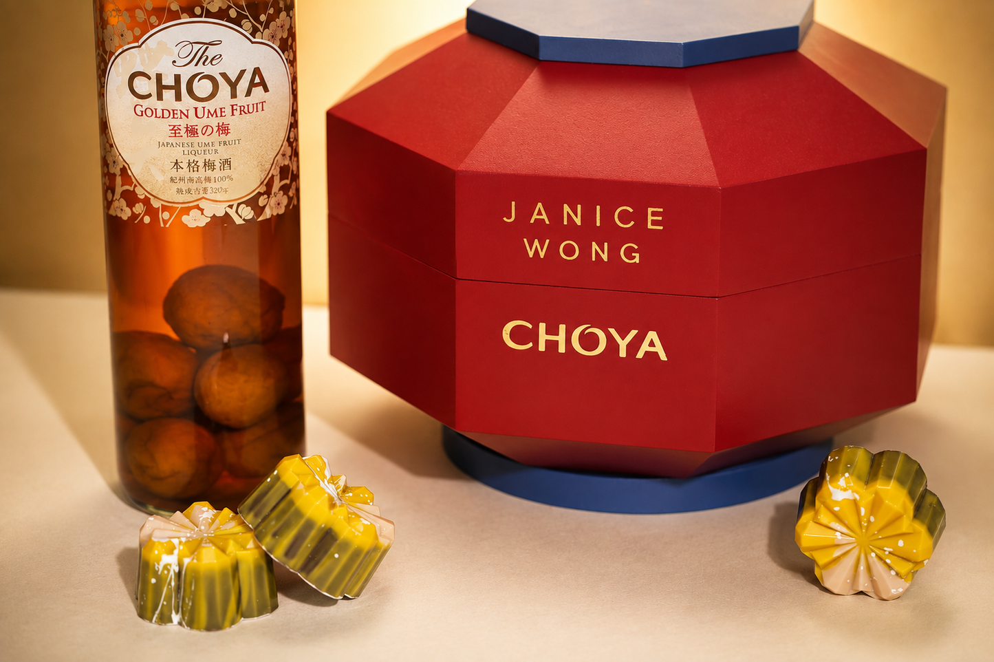 CHOYA x Janice Wong Golden Ume Lantern (8pcs)