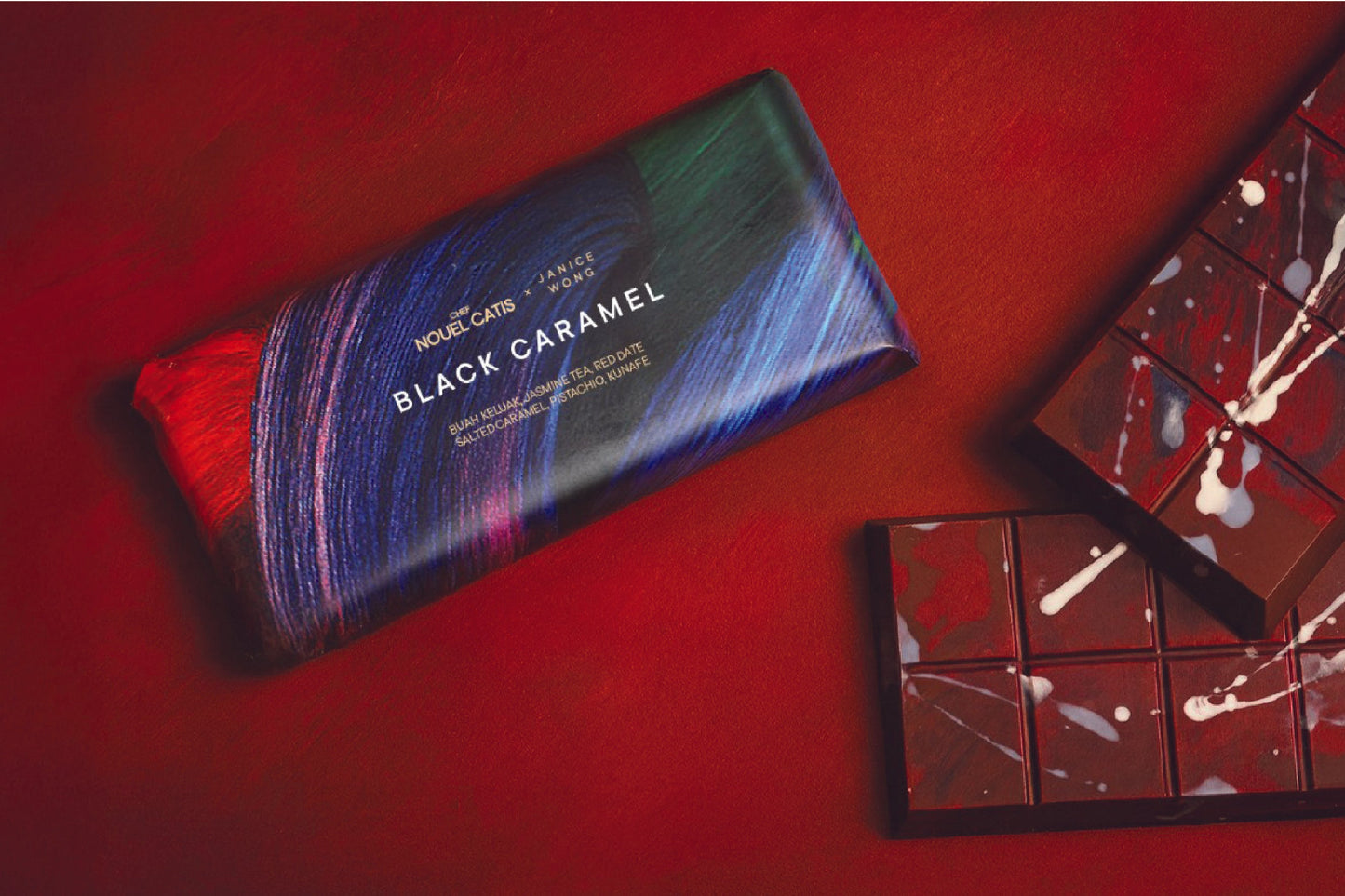 Nouel Catis x Janice Wong Black Caramel Chocolate