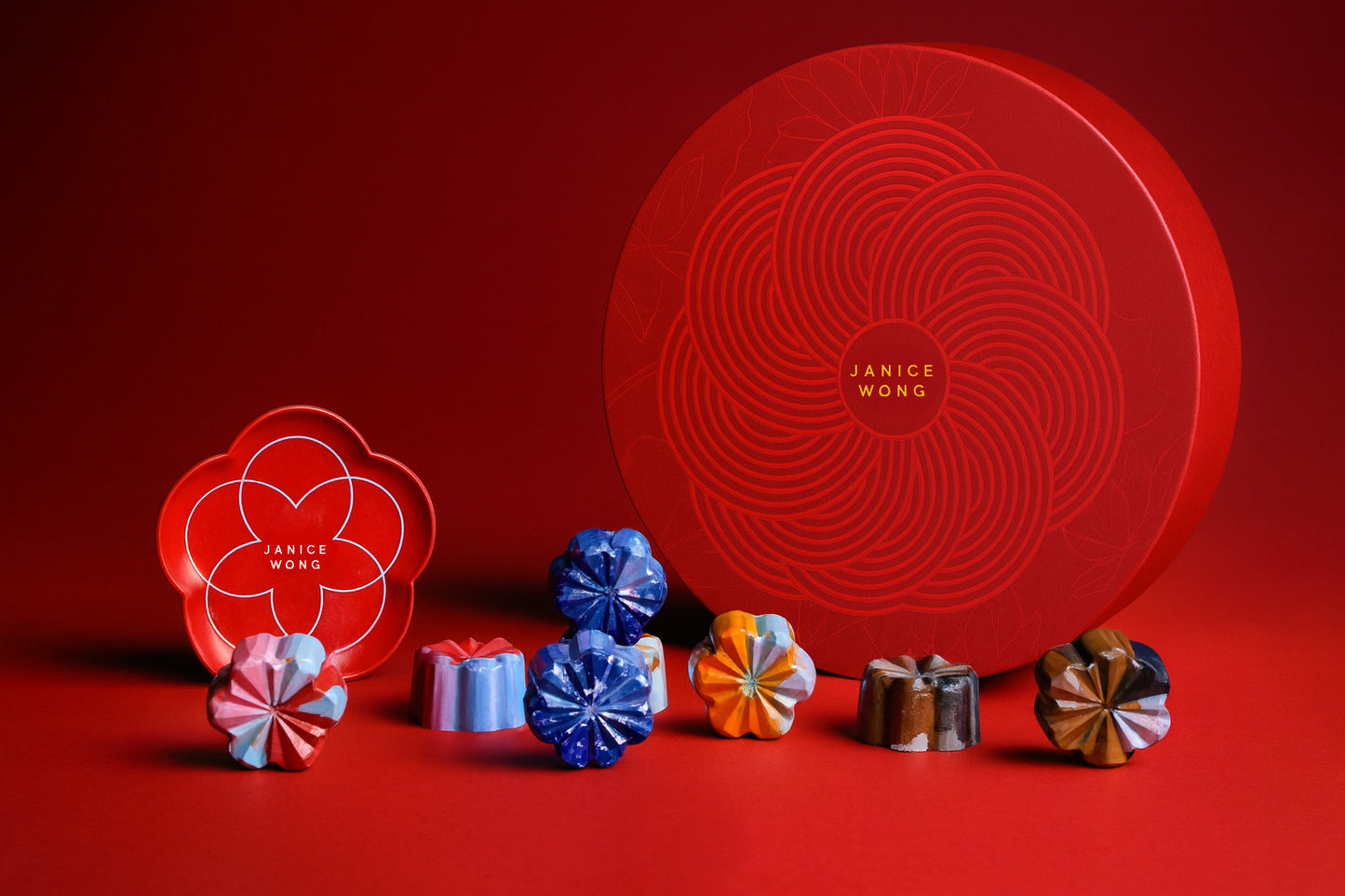 Autumn Radiance Chocolate Mooncakes Box of 8