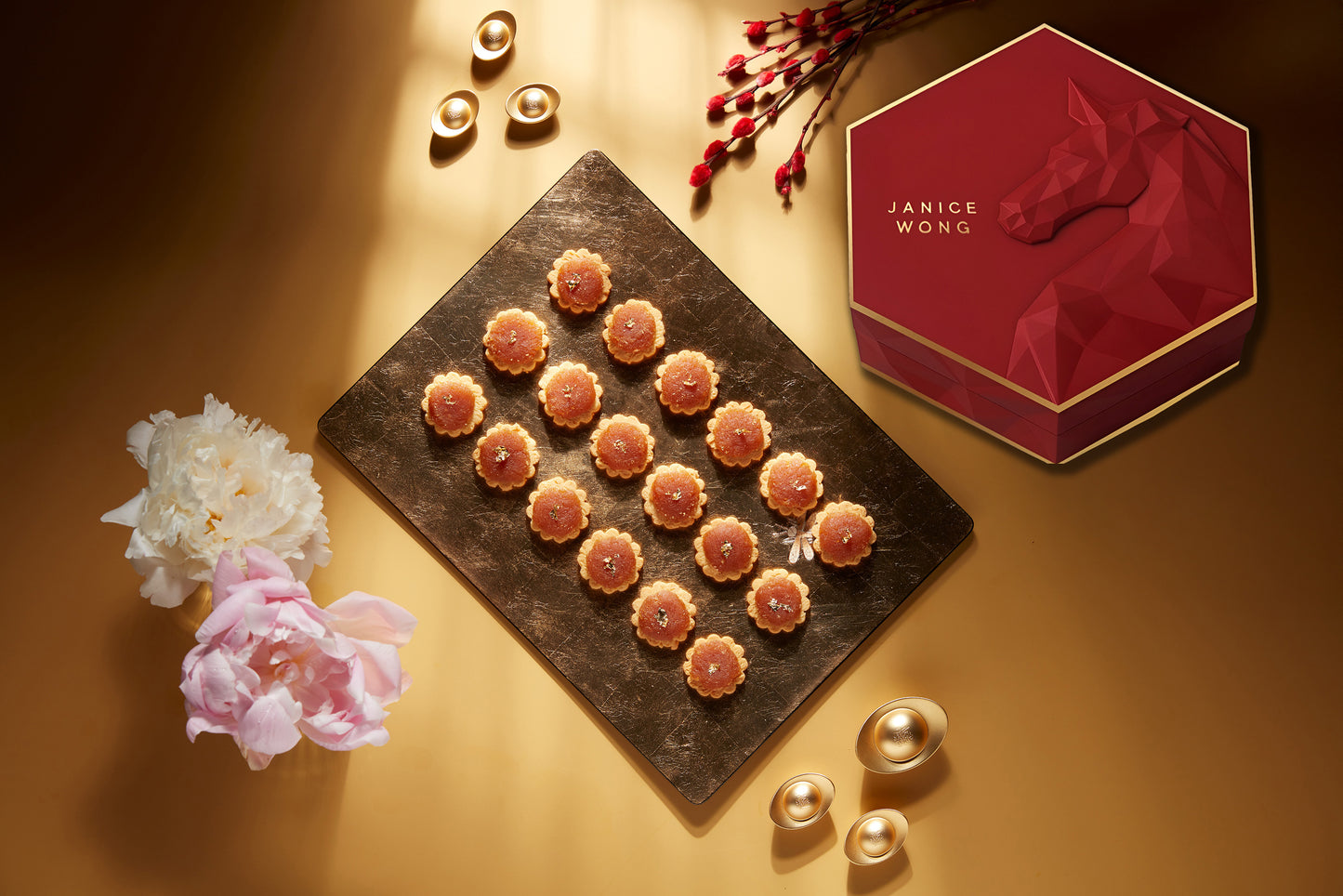 Pineapple Flower Tarts