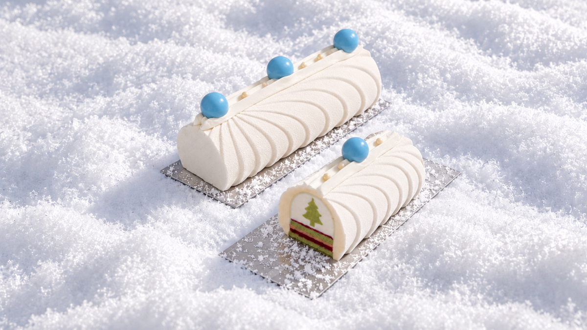 Winter Globe Yule Log