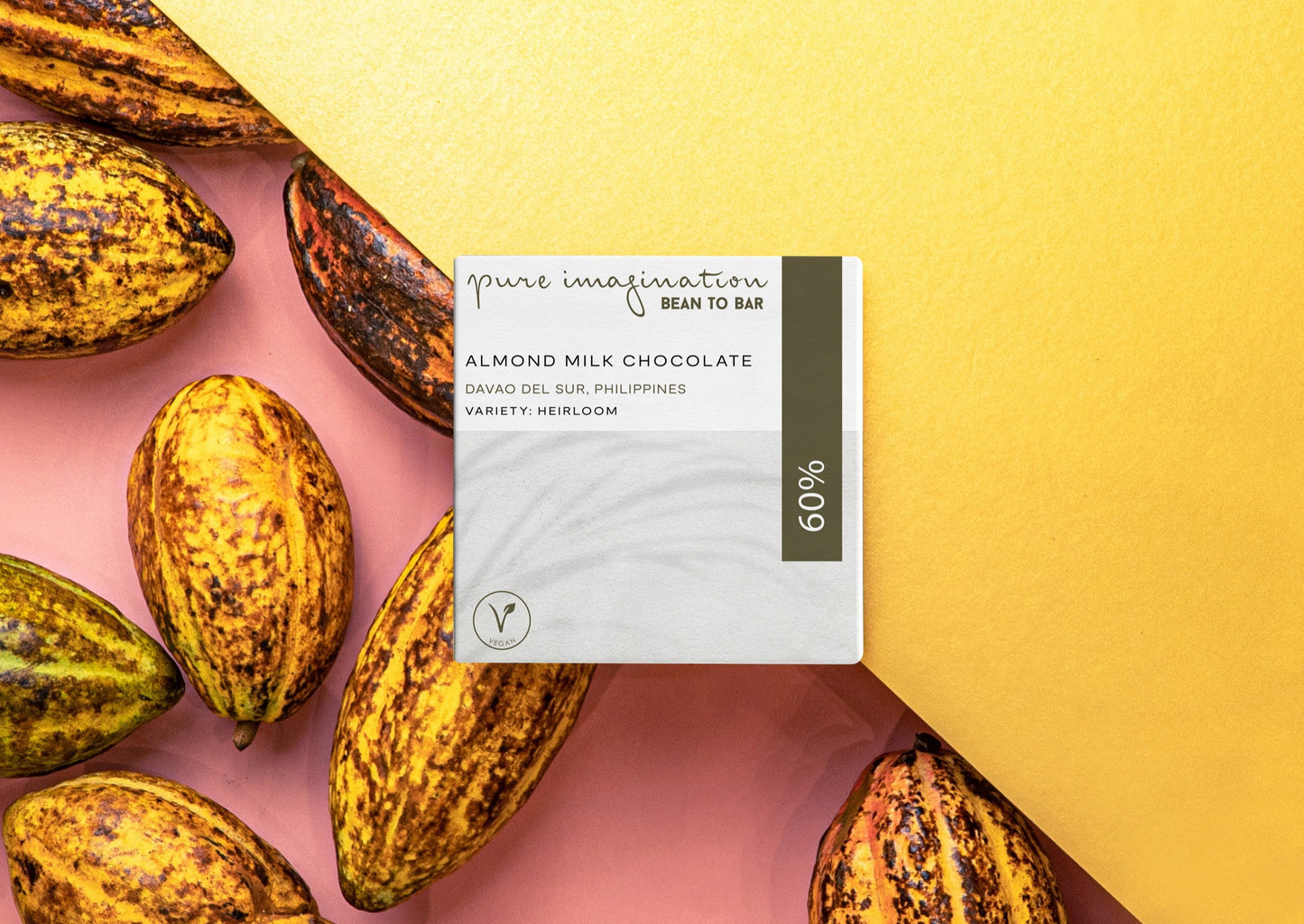 60% Vegan Philippines Single Origin Almond Milk Chocolate