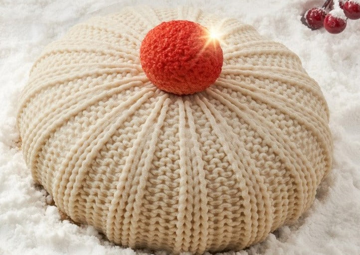 Santa Pom Pom Celebration Cake