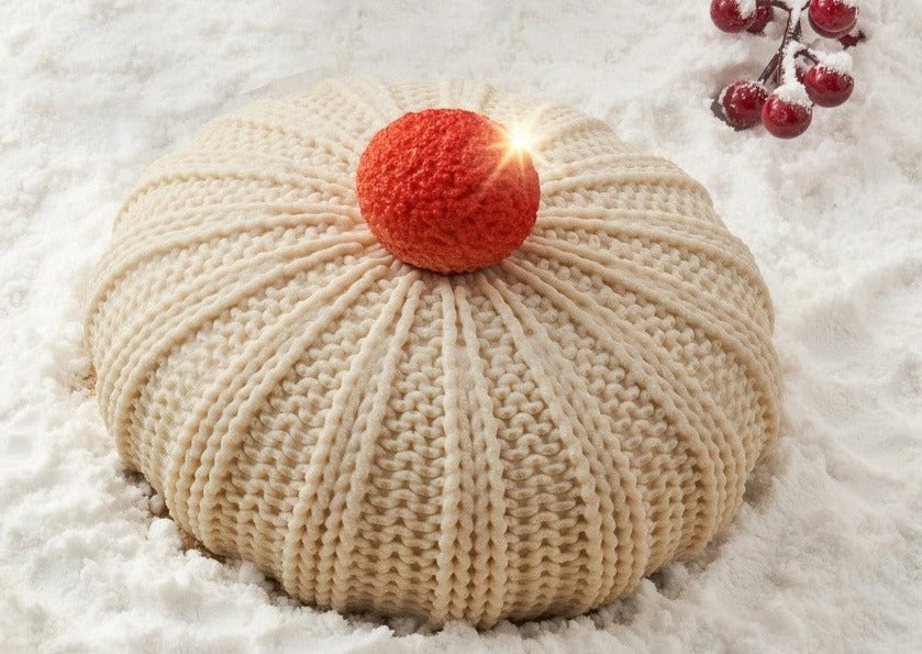 Santa Pom Pom Celebration Cake
