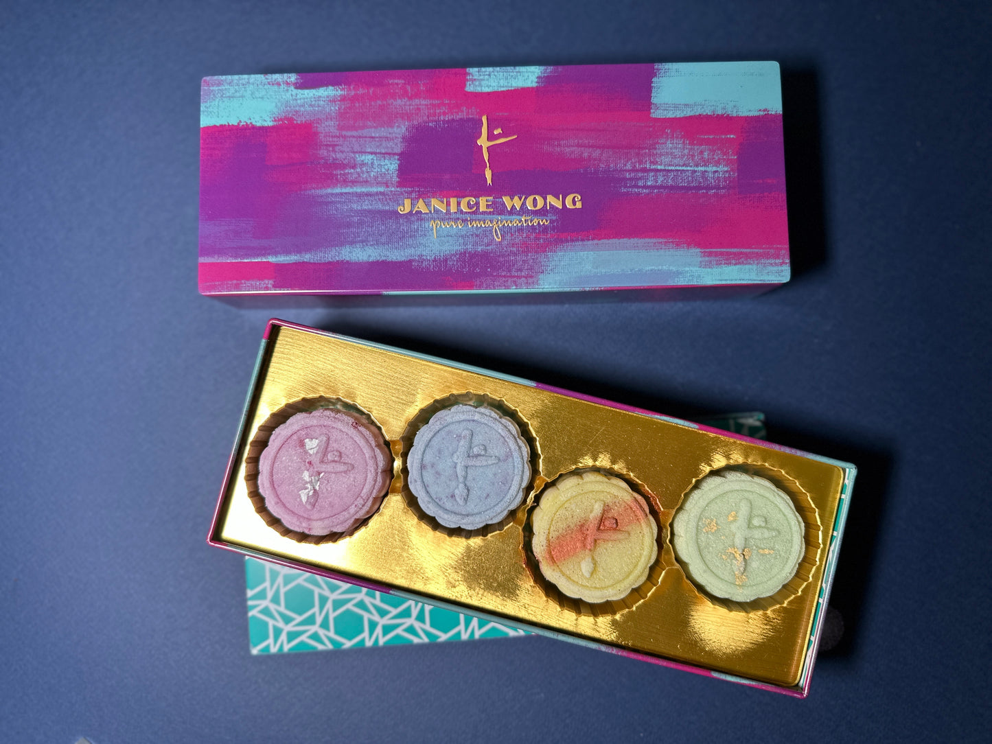 Floral Snowskin Mooncake (Box of 4)