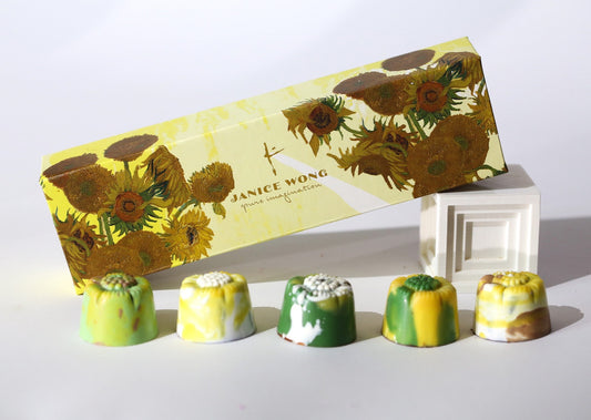 Sunflower Van Gogh Box of 5