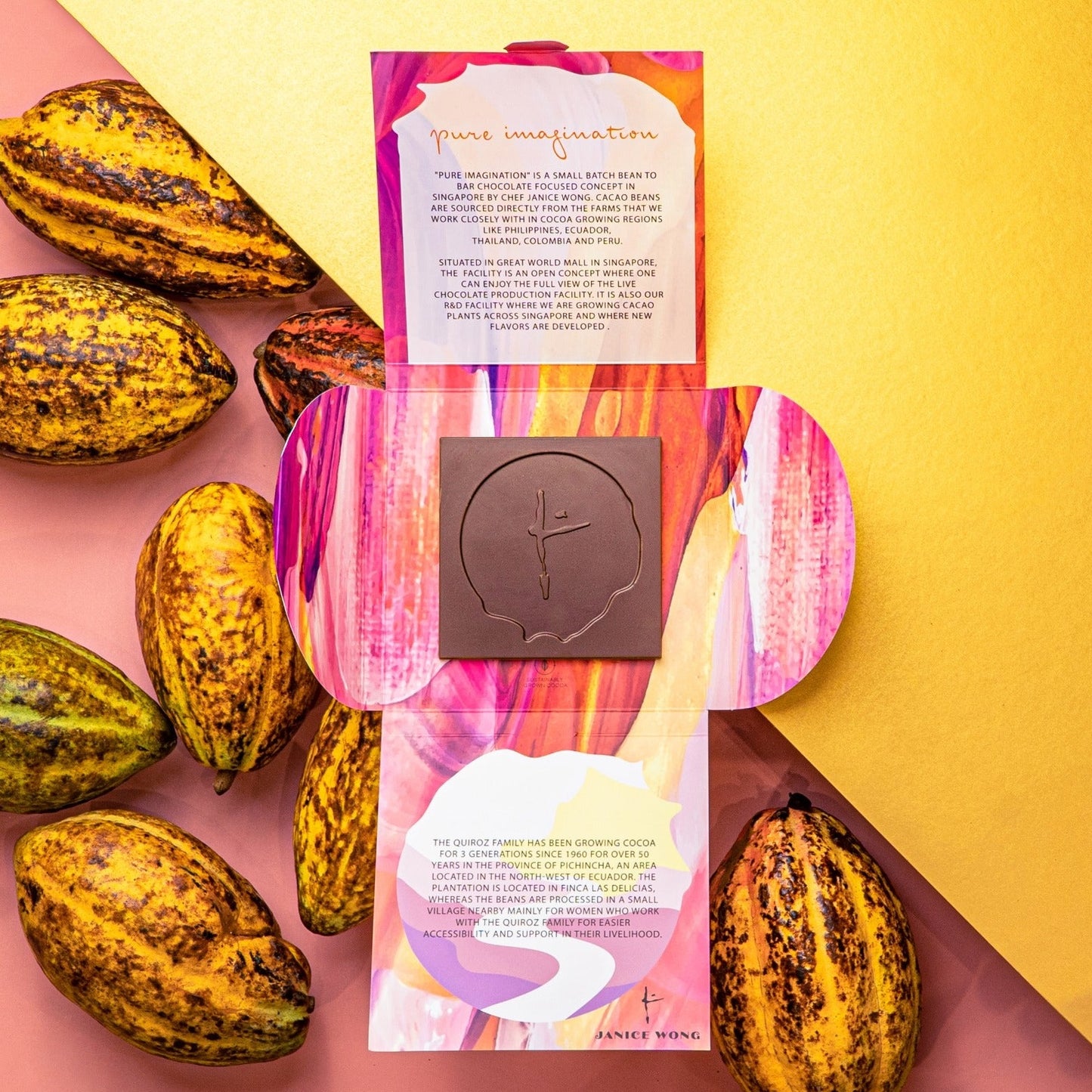 Pure Imagination Single Origin Bean To Bar Chocolate Bar
