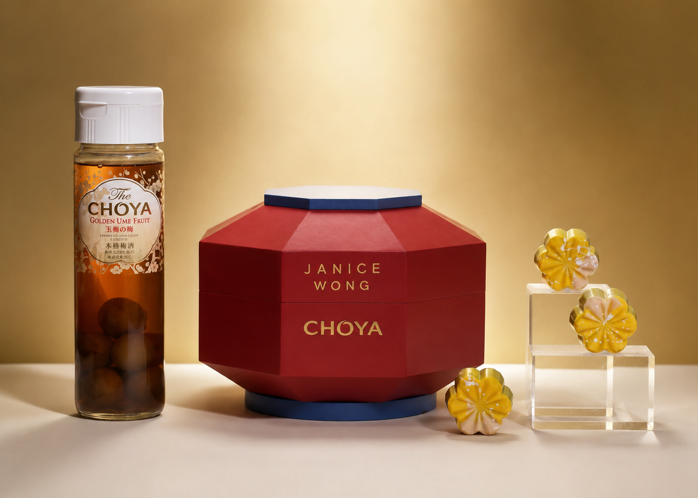 CHOYA x Janice Wong Golden Ume Lantern (8pcs)