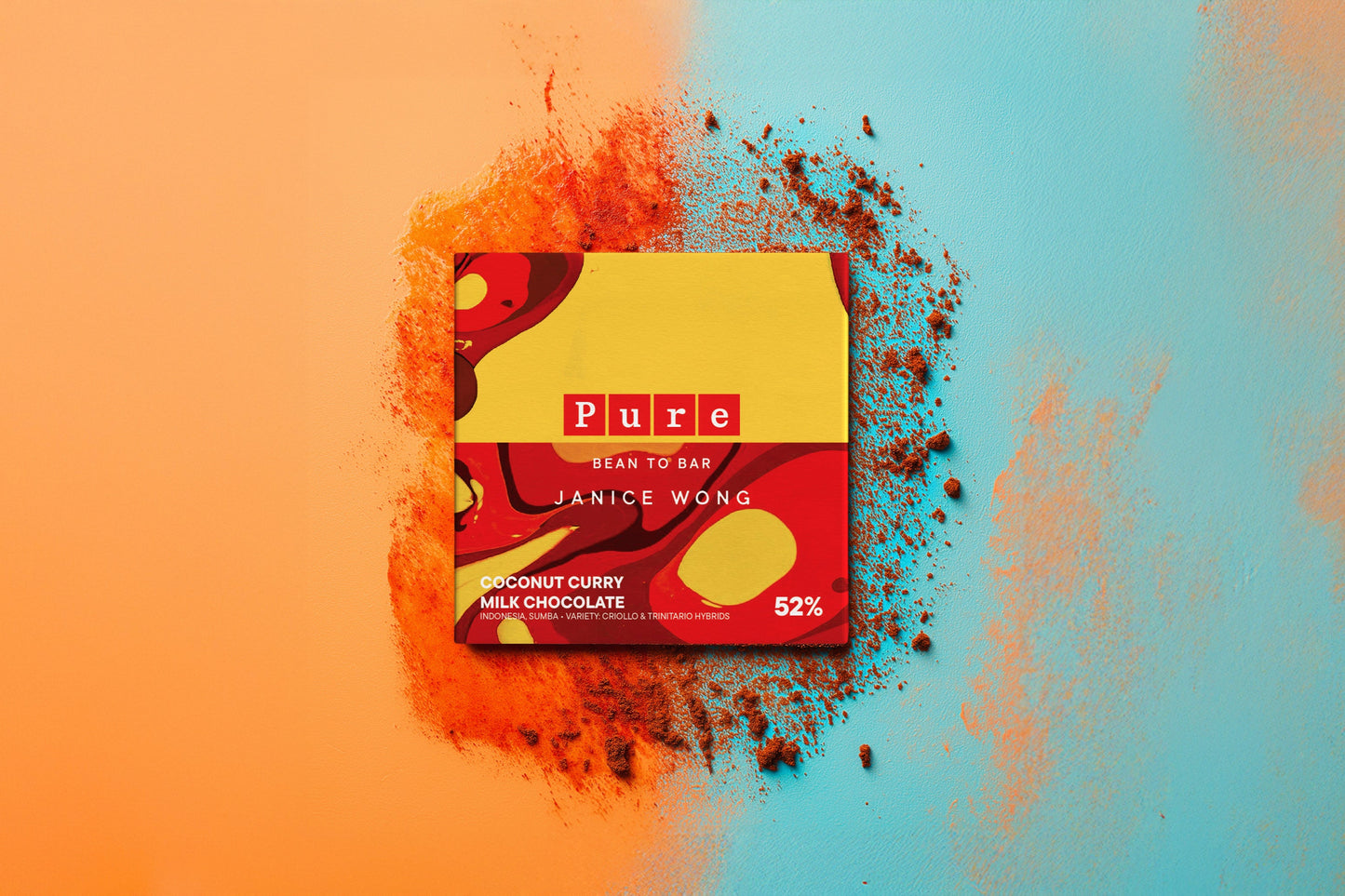 52% Indonesia Single Origin Coconut Curry Milk Chocolate
