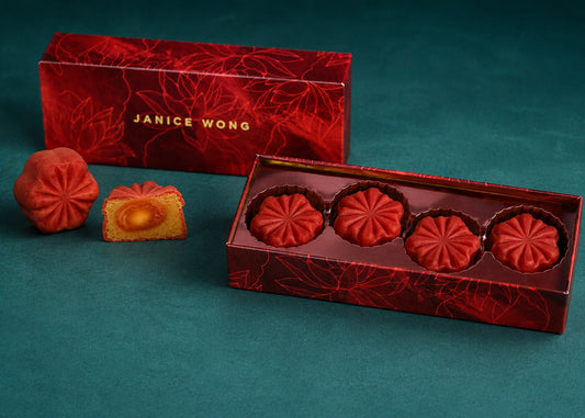 Double Happiness Egg Yolk Mooncakes