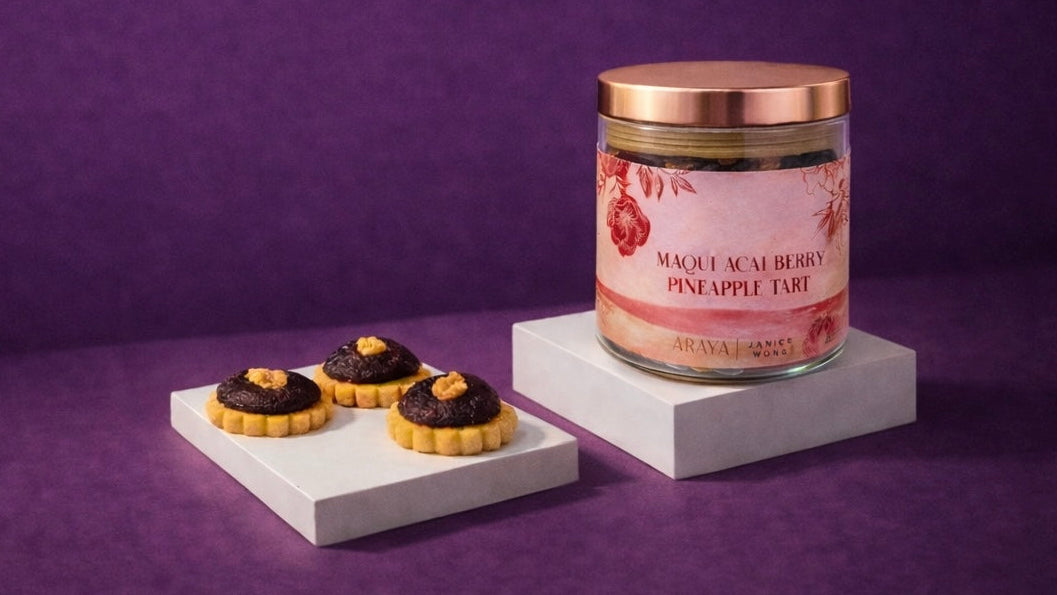 Araya x Janice Wong CNY Edition Maqui Acai Berry Pineapple Tart