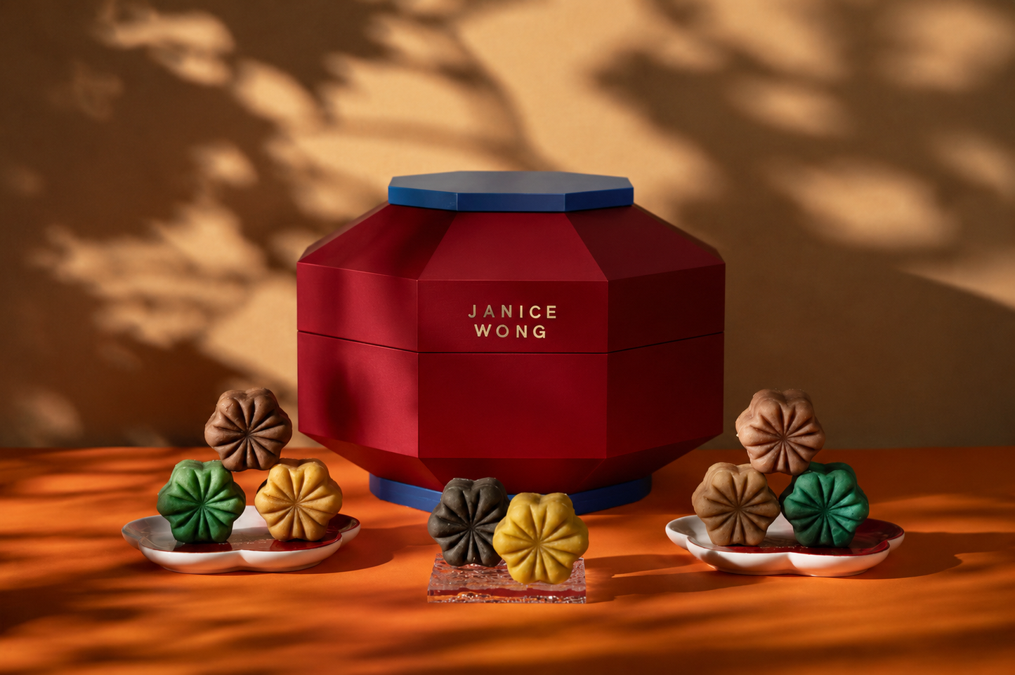 Wooden Lantern Box of 8
