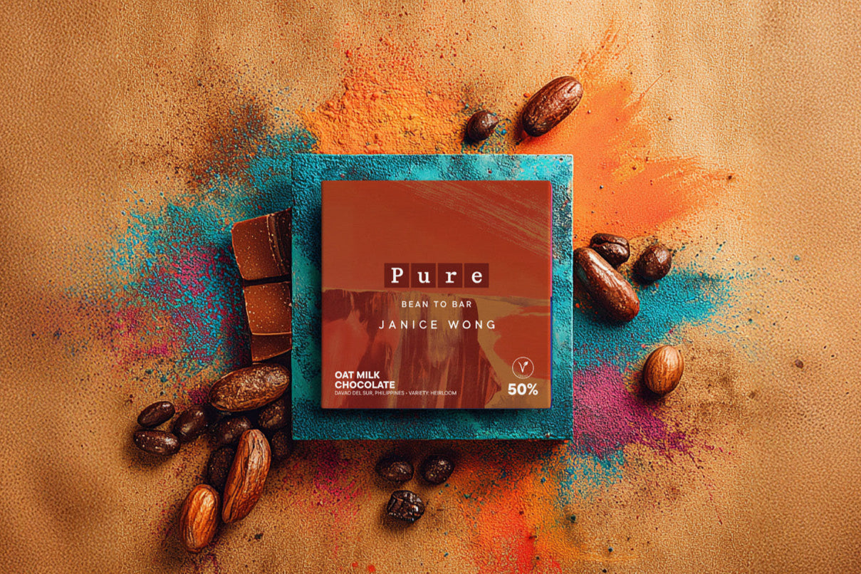 50% Vegan Philippines Single Origin Oat Milk Chocolate