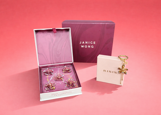 Doritaenopsis Summer Red Orchid & Chocolate Set