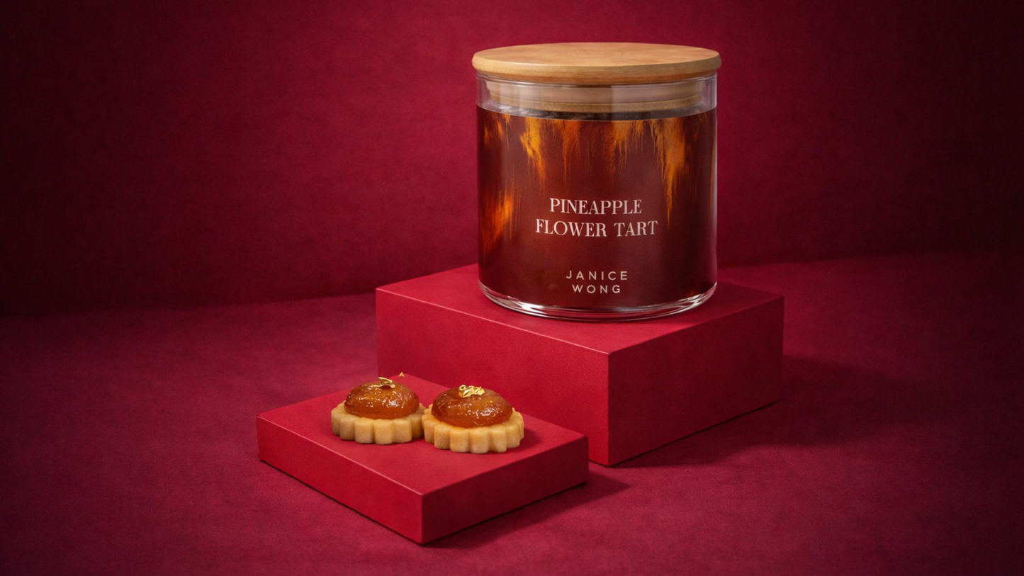 Pineapple Flower Tart