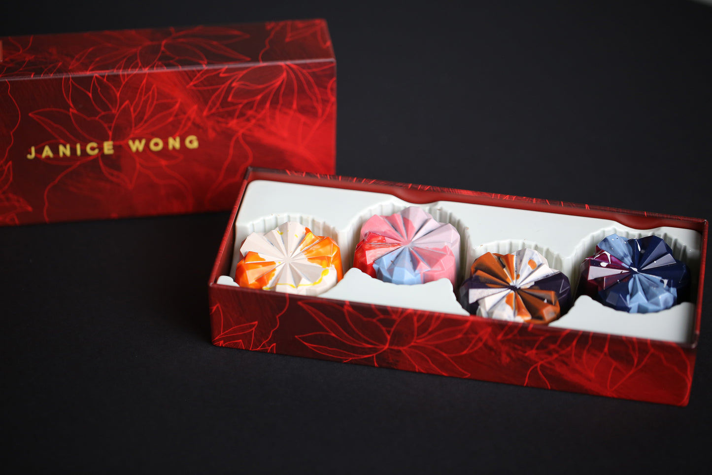 Chocolate Mooncakes Box of 4