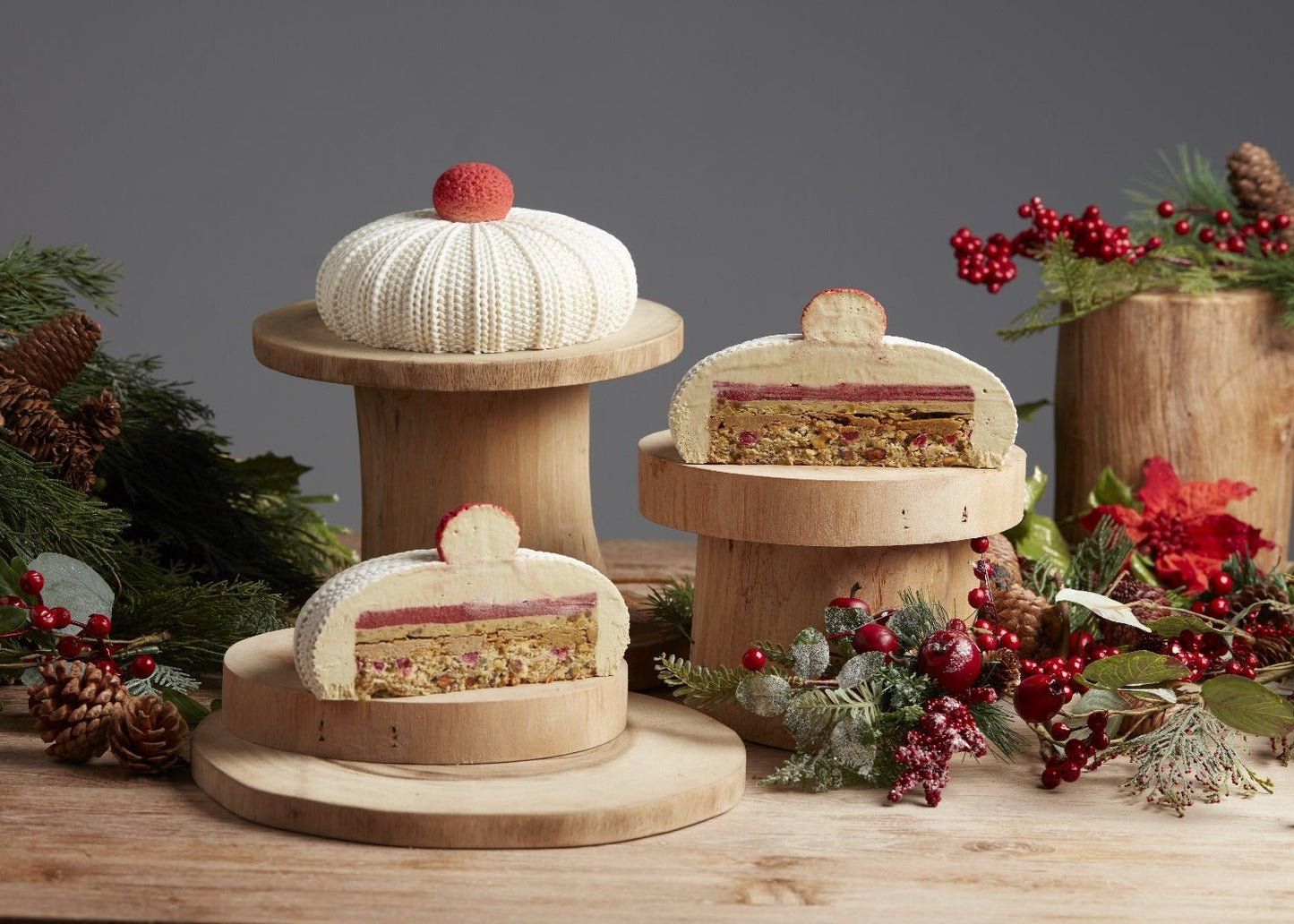 Celebrate an Enchanted Singapore-themed Christmas with Janice Wong Santa Pom Pom Cake