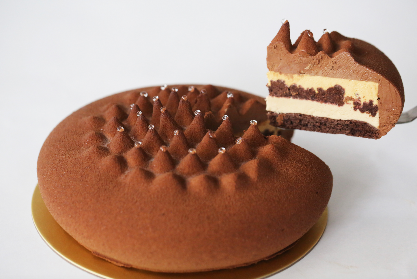 76% Chocolate Madeleine Cake
