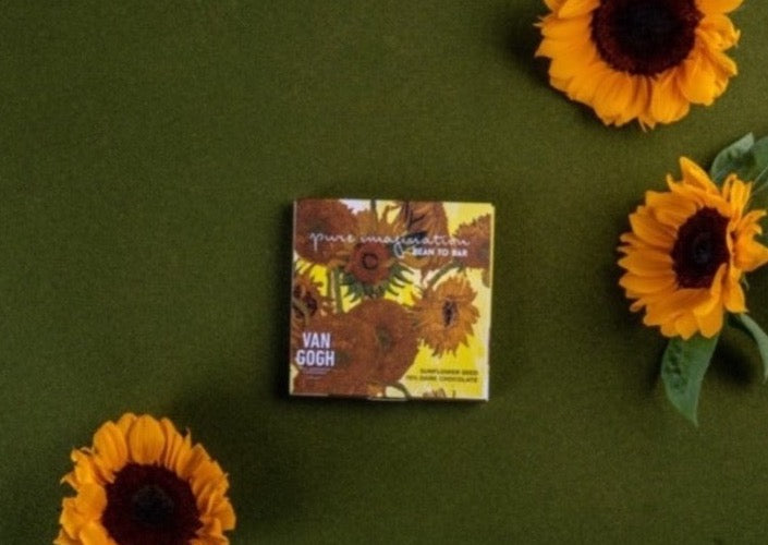 Van Gogh Sunflower Seed 70% Dark Chocolate